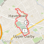 Nov. 11th 2015 route map