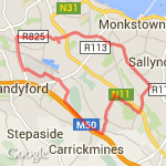 half marathon training route map