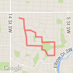 20 minute run route map