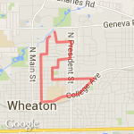 Winter 5 miler route map