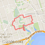 13k from rr humber south and along royal york route map