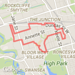 10ish for a wed route map