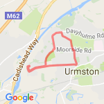 walking starting over route map