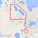 almost 11km route map