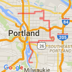 Matilda Bday Run route map