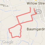 Run Valley route map