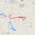 8.51 out and back route map