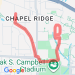 Light short distance route map