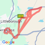 Lake & Blackstone Edge route map