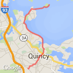 Moon Island  route map