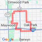 10 Mile RF/OP route map