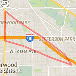 northwesthighway route map