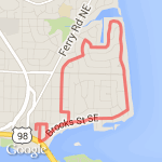 FWB 4miler route map