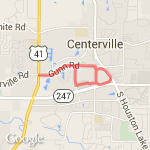 Centerville Kroger-4 mile route map