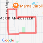 Walk to upland route map