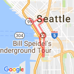 WAC to Stadiums route map