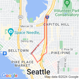 Modified Capitol Hill - 4.75 Km route in Seattle