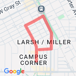 St. Patrick's Day 1 Mile run route map