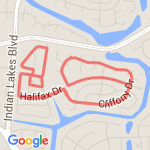 3 mile run route map