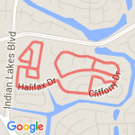 4.01 miles route map