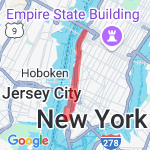 West Side Highway 7M Run route map