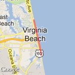 Virginia Beach Boardwalk route map