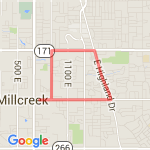 S. SLC Millcreek Run route map