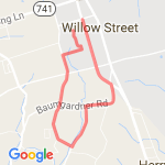 - Rawlinsville route map