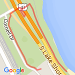 Run to "Our Beach" route map