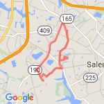 9.44 miles/15k+ route map