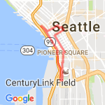 Downtown Run route map