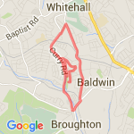 Colewood 5 Miles route map