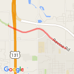 Kzoo River Valley Trail route map