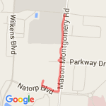 Holiday inn Mason route map