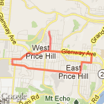 6 Mile Run route map