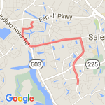 7.46 miles/12k route map