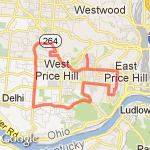 13 Mile Run route map