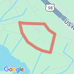 Scavenger Hunt Run route map
