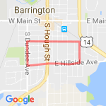 RUS TO DUN route map