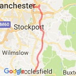 droylsden - marple - macclesfield route map