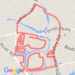 8.37 miles route map