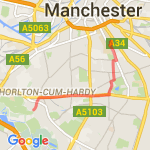 BG from work route map