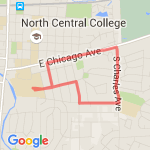 Res to Charles loop route map