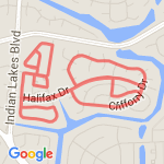 3.73 miles route map