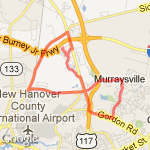 14 mile bike ride route map