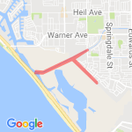 Bolsa 4 Miler route map