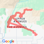 Bonneville Shoreline Trail route map