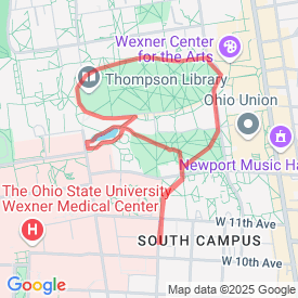 Run My Route - Running Map Oval