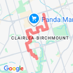 going to work route map