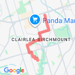 Easy route to work route map